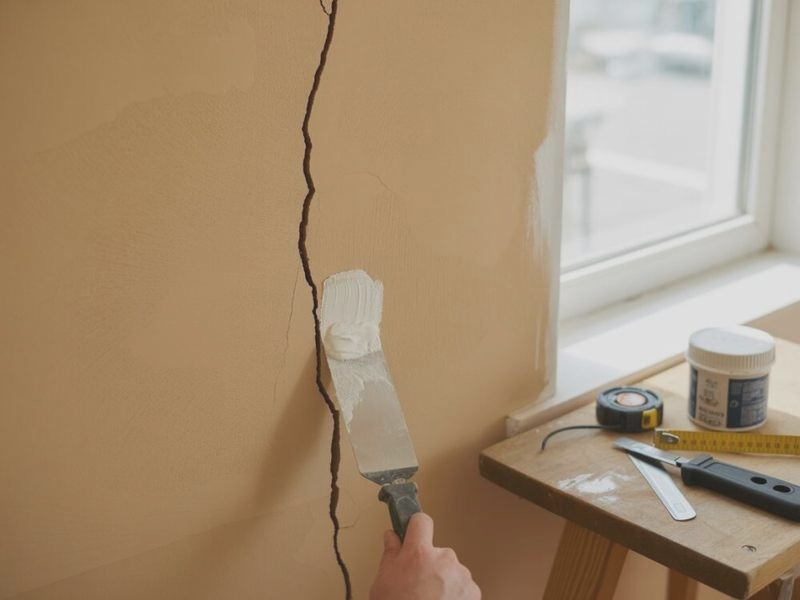 Jak szpachlować pęknięcia na ścianie? Trwała naprawa krok po kroku