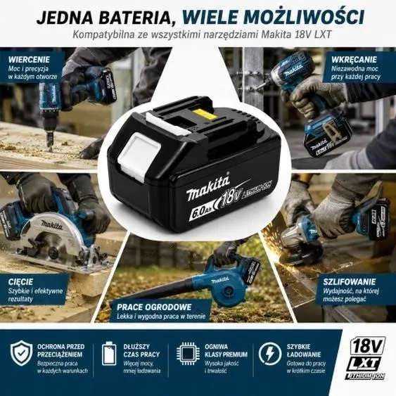 Makita czerwona czy niebieska – którą serię wybrać do swojej pracy?