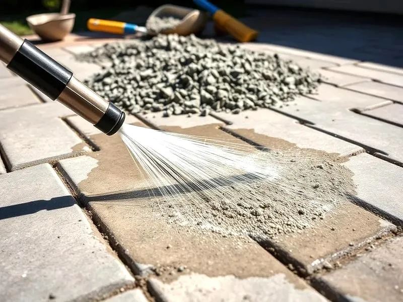 Skuteczne sposoby na to, czym zmyć cement z kostki brukowej