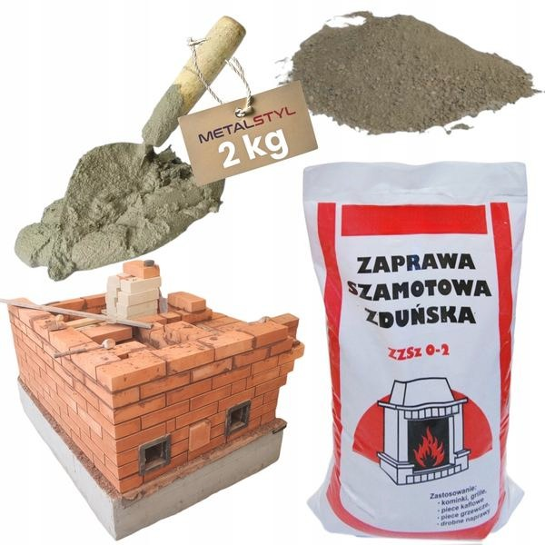 Zaprawa szamotowa: zastosowanie, właściwości i miejsca użycia