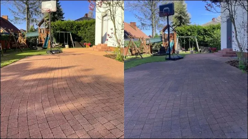 Czyszczenie kostki brukowej