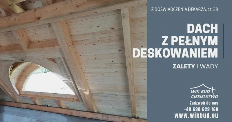 Deskowanie dachu
