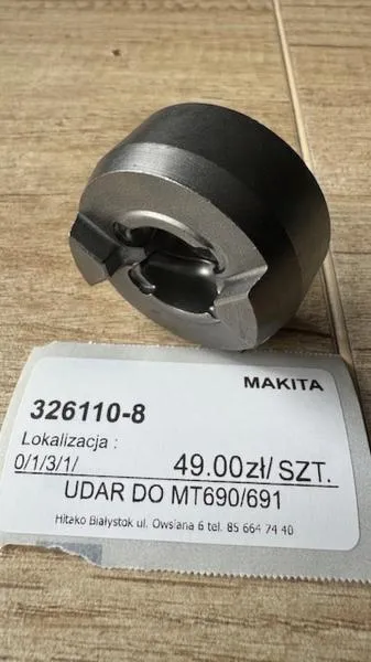 Działanie wiertarki udarowej