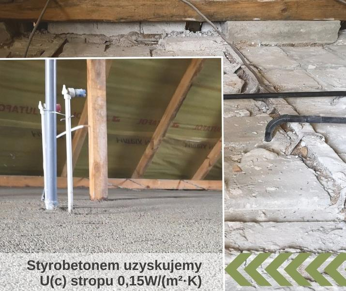 Ocieplenie stropu styropianem