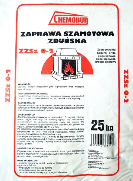 Zaprawa szamotowa